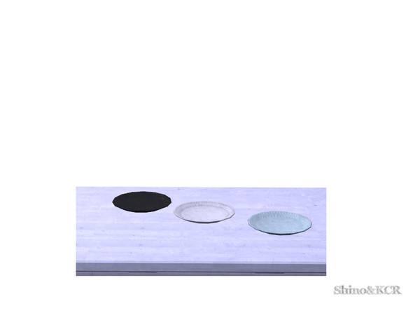 Sims 4 — Dark Chocolate - Single Plate by ShinoKCR — Plate inspired by Potterybarn