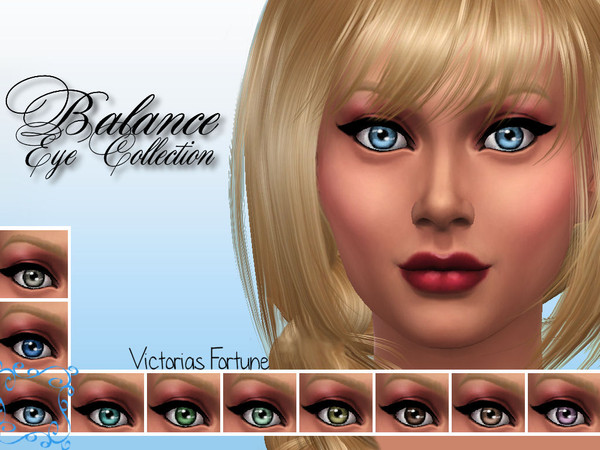 Sims 4 — Light Blue by fortunecookie1 — Find a lovely balance between light, yet defined colors. With a soft, yin yang
