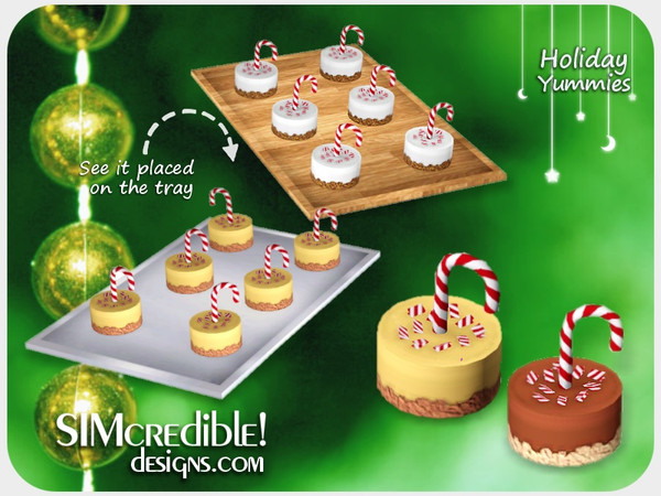 Sims 3 — Holiday Yummies Candy Cane candy by SIMcredible! — *Decor Only* by SIMcredibledesigns.com available at TSR