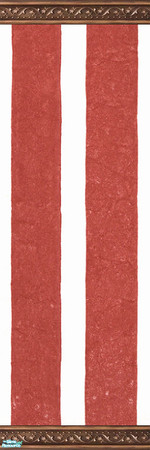Sims 2 — Stripes, in Red by BluStarr — These lovely red stripes are sure to make a bold statement.