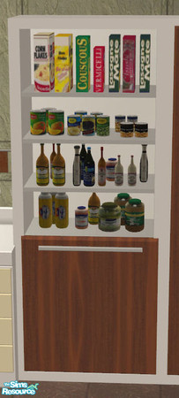 Sims 2 — Senso Kitchen - Senso Grocerycabinet by Elize-37sims — Part of the Senso Kitchen. Everybody needs a pantry!