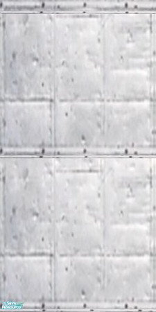 Sims 2 — Sci-fi Wall Set 1 - Steel 02 by stephanie_b. — "Steel 1 was not uploaded!"