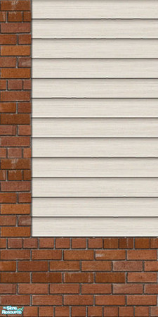 Sims 2 — Bricky Work - Foot & Left Side by MysticalNomad — Footing and Left Siding Part of the Bricky Work series