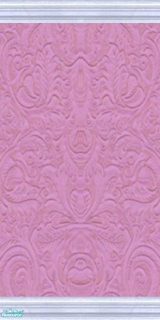 Sims 2 — Inspired Variety - Inspiration 11 by stephanie_b. — Use this vibrant pink textured wallpaper to bring a bit of