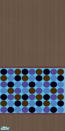 Sims 2 — Inspired Variety - Inspiration 10 by stephanie_b. — Use this fabulous modern chocolate textured wall design with