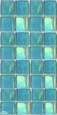 Sims 2 — blue ceramic tile by nanibal — made by natascha