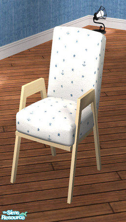 Sims 2 — Nautical Dining Set - Chair by agaliha5 — This is the perfect set for your nautical restaurant or home. The