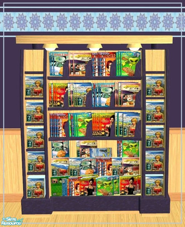 Sims 2 — Mini Mart - Magazine Rack by minsmusic — made for the TC Plaza