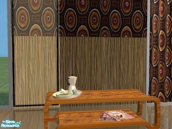 Sims 2 — Salon Max TC 48 - Coffee Service set by MysticVelvet — Requires Mesh from Caravan Shop Sims 2.