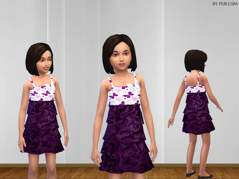 The Sims Resource Fluffy Dress