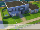 Sims 4 — Sweet Modern House by Napalm — A sweet home for all sims who love modern style. This house have 2 bedrooms and 2