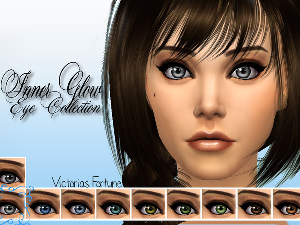 Sims 4 — Light Gray by fortunecookie1 — Have your sim find their inner glow with these new eyes. Here are 10 striking