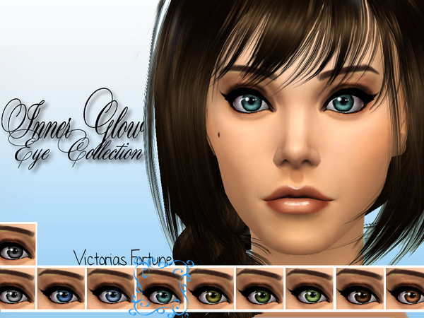 Sims 4 — Aqua by fortunecookie1 — Have your sim find their inner glow with these new eyes. Here are 10 striking colors