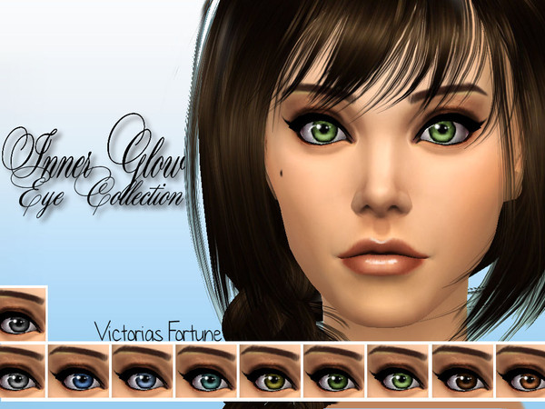 Sims 4 — Victorias Fortune Inner Glow Eye Collection by fortunecookie1 — Have your sim find their inner glow with these