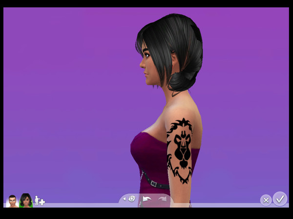 Sims 4 — WOW Alliance and Horde Tattoos by plumbobfae — For all the World of Warcraft lovers out there, here are some