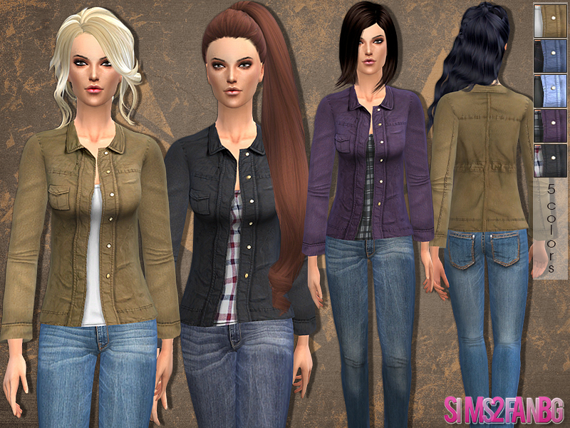 sims2fanbg's 24 - Casual jacket