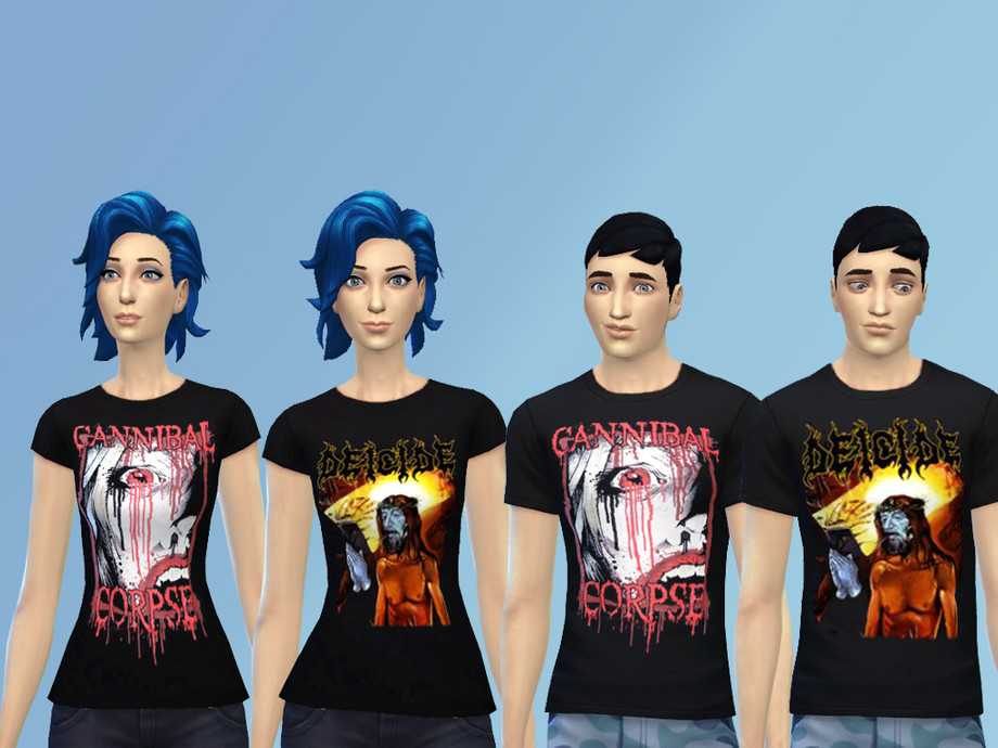 The Sims Resource Death Metal Shirts