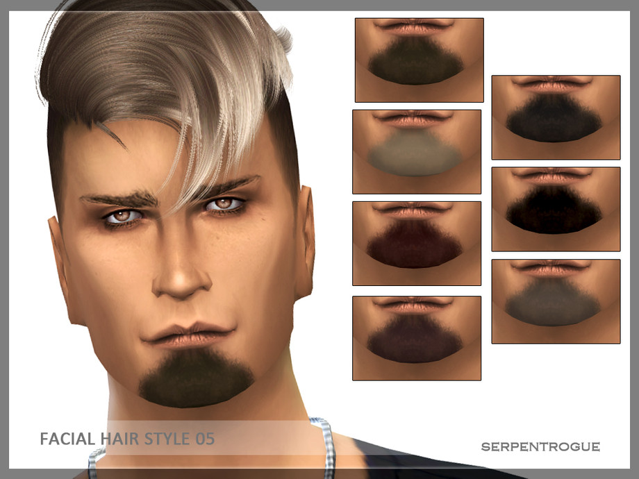 The Sims Resource - Facial hair style 05