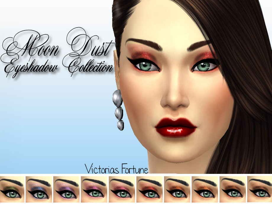 The Sims Resource - Victorias Fortune Moon Dust Eye Shadow Collection