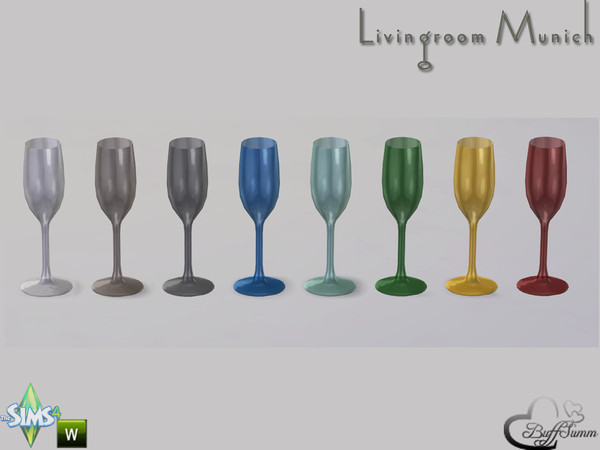 Sims 4 — Livingroom Munich Glas 1 by BuffSumm — Part of the *Livingroom Munich for Sims 4*