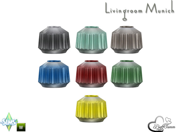 Sims 4 — Livingroom Munich Vase Small by BuffSumm — Part of the *Livingroom Munich for Sims 4*