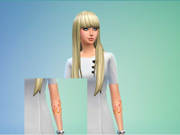 Sims 4 — Arm flames pop by popocaneitor2 — this tattoo does not replace nothing just add to your mod folder and done,