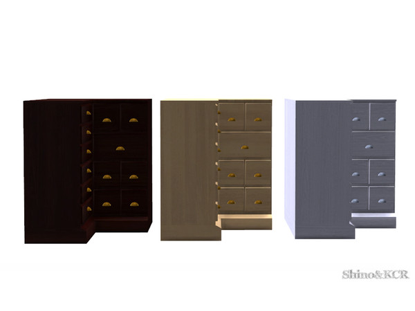 Sims 4 — PB Printer Living - corner left by ShinoKCR — Have fun to create your own Wallunit inspired by Potterybarn