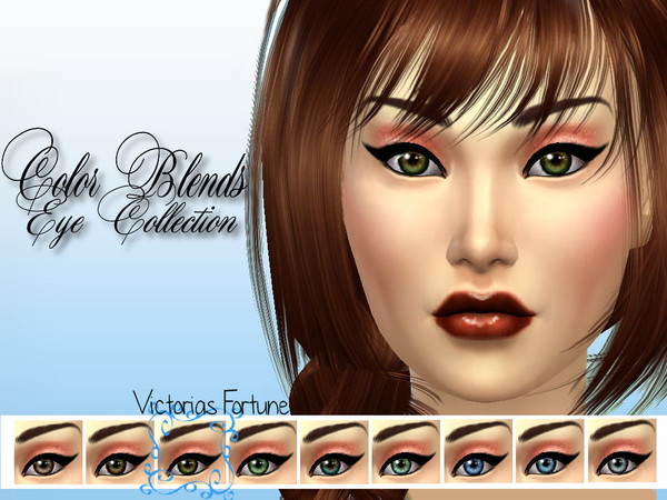 Sims 4 — 3 by fortunecookie1 — Are you a bit tired of only having one color in your eyes for your sims? Then Victorias