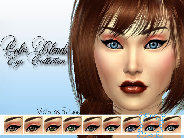 Sims 4 — 8 by fortunecookie1 — Are you a bit tired of only having one color in your eyes for your sims? Then Victorias