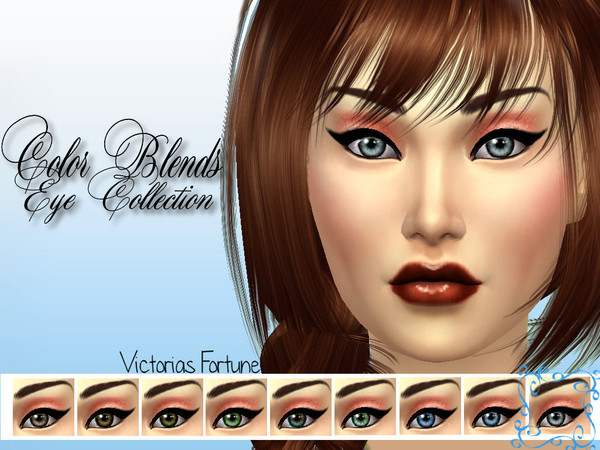 Sims 4 — 9 by fortunecookie1 — Are you a bit tired of only having one color in your eyes for your sims? Then Victorias