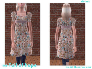 Sims 2 — 108-Tail of hope - only outfit  by Well_sims — Beautiful autumn outfit for your sim. -Only outfit