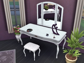 Sims 4 — Elizabeth Vanity by Flovv — Everyone needs a calm corner where they can sit and prepare for the day and relax