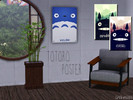 Sims 3 — Totoro Posters by sashas932 — This set contains 3 posters with Totoro. If you love Totoro, then these posters is