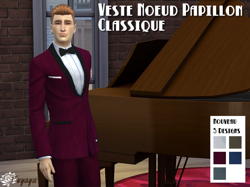 Sims 4 The Sims Resource | Coat Tuxedo Classic by TSR Creator
