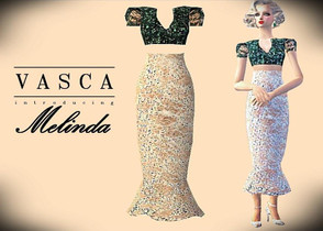 Sims 2 — Melinda by VASCA by ky2562 — This is my very first dress creation. I hope you guys can give me some feedbacks.