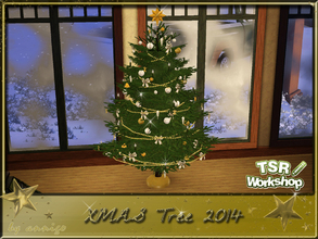 Sims 3 — annigo XMAS Tree 2014 by annigo — This is my XMAS Tree Set 2014 for self decoration. Please read the creator