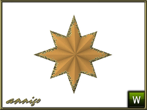 Sims 3 — Small Stars for XMAS Tree 2014 by annigo — This are small Stars for my XMAS Tree Set 2014. Please read the