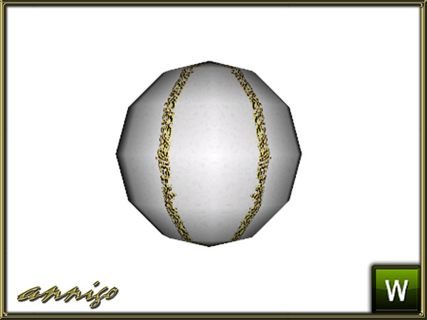 Sims 3 — Large Balls variation 3 for XMAS Tree 2014 by annigo — One of 4 different larger Balls for my XMAS Tree Set