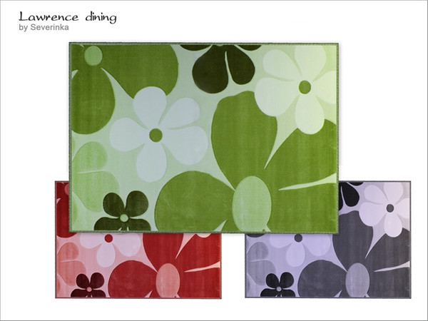 Sims 4 — Lawrence rug by Severinka_ — Rug from the set of 'Lawrence dining' 3 colors