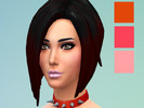 Sims 4 — [jsk007] Glossy Lipstick set by jsk0072 — I have done 3 beautiful lipsticks for you. Pink Orange Ros&eacute;