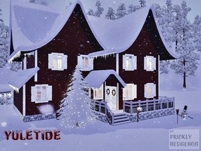 Sims 3 — Yuletide by Prickly_Hedgehog — Being home for Christmas no longer has to be just a dream. This two bedroom, one