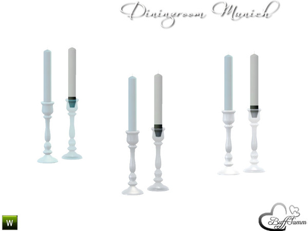 Sims 3 — Diningroom Munich Candleholder Glas by BuffSumm — Part of the *Diningroom Munich for Sims 3* ***TSRAA***