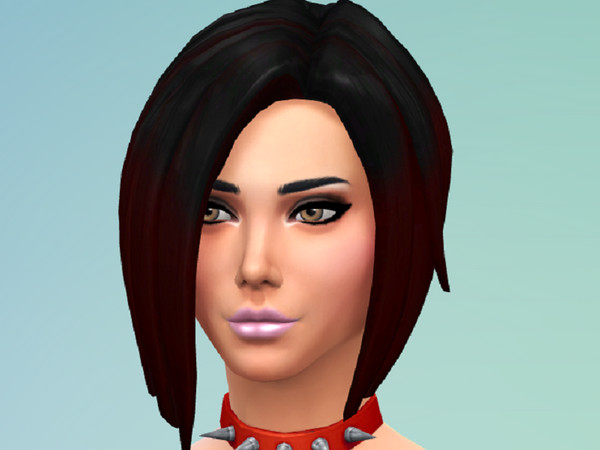 Sims 4 —  by jsk0072 — It's a normal ros&eacute; lipstick recolour!