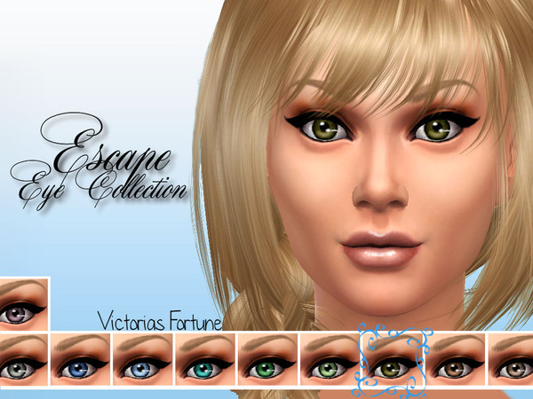 Sims 4 — Hazel by fortunecookie1 — Here are 10 new bright colors with a nice light reflection. Let these eyes help your