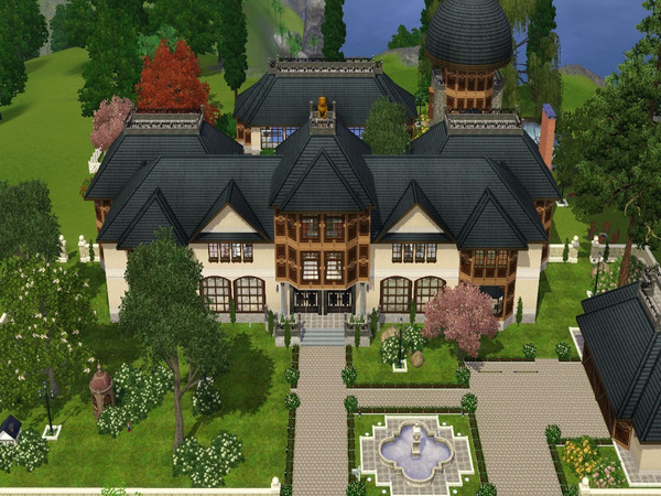 Sims 3 —  by eduardogarbayo2 — This beautiful and huge house took some time to be built, but the result was worth it. I