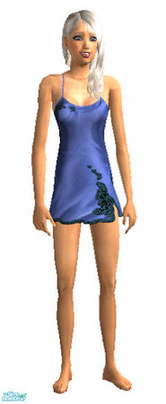Sims 2 — Blue pygama for elder by allarja — This pygama will make your elders look much younger with the adult body