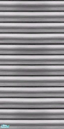 Sims 2 — Super Tough Aluminum  No3 by tamlfra — There already was a decent aluminum wall in the game, so I tweaked it,