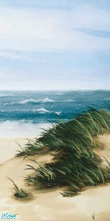 Sims 2 — Pacific Coast  mural  Panel C by tamlfra — Simple, and lovely... At $15 a panel, this should also increase your