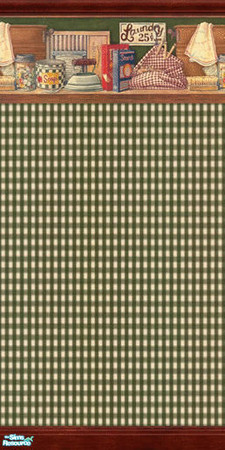 Sims 2 — Laundry Wallpapers - Vintage by drewsoltesz — Two country style wallpapers for your laundry area of you Sims