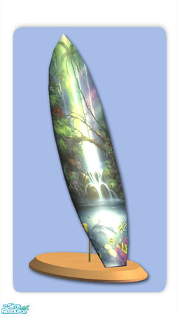 Sims 2 — Decorative Surfboards -  Mesh by Shakeshaft — Part of a set of decorative surfboards, set includes mesh and